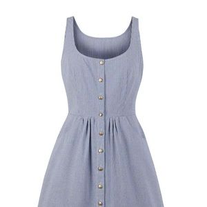 Sleeveless Fit and Flare Dress